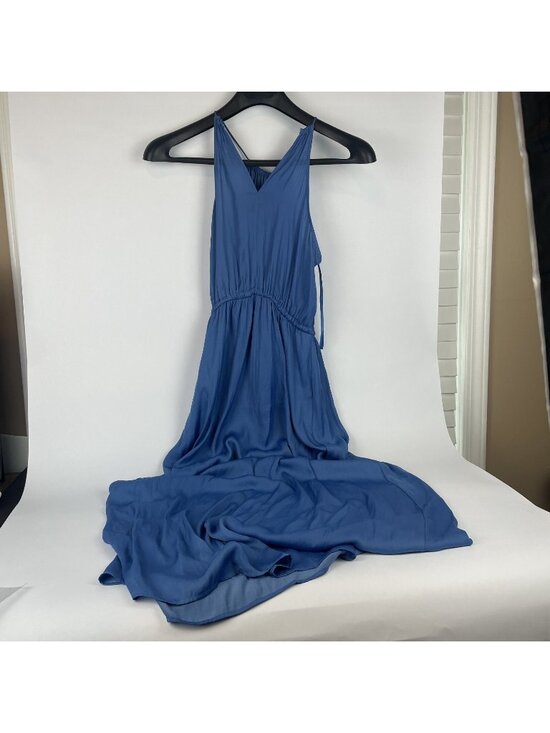 LOFT Dresses & Skirts - LOFT Blue Maxi Dress – Boho Beach Style – Women’s Size XSP – Sleeveless Pull-On